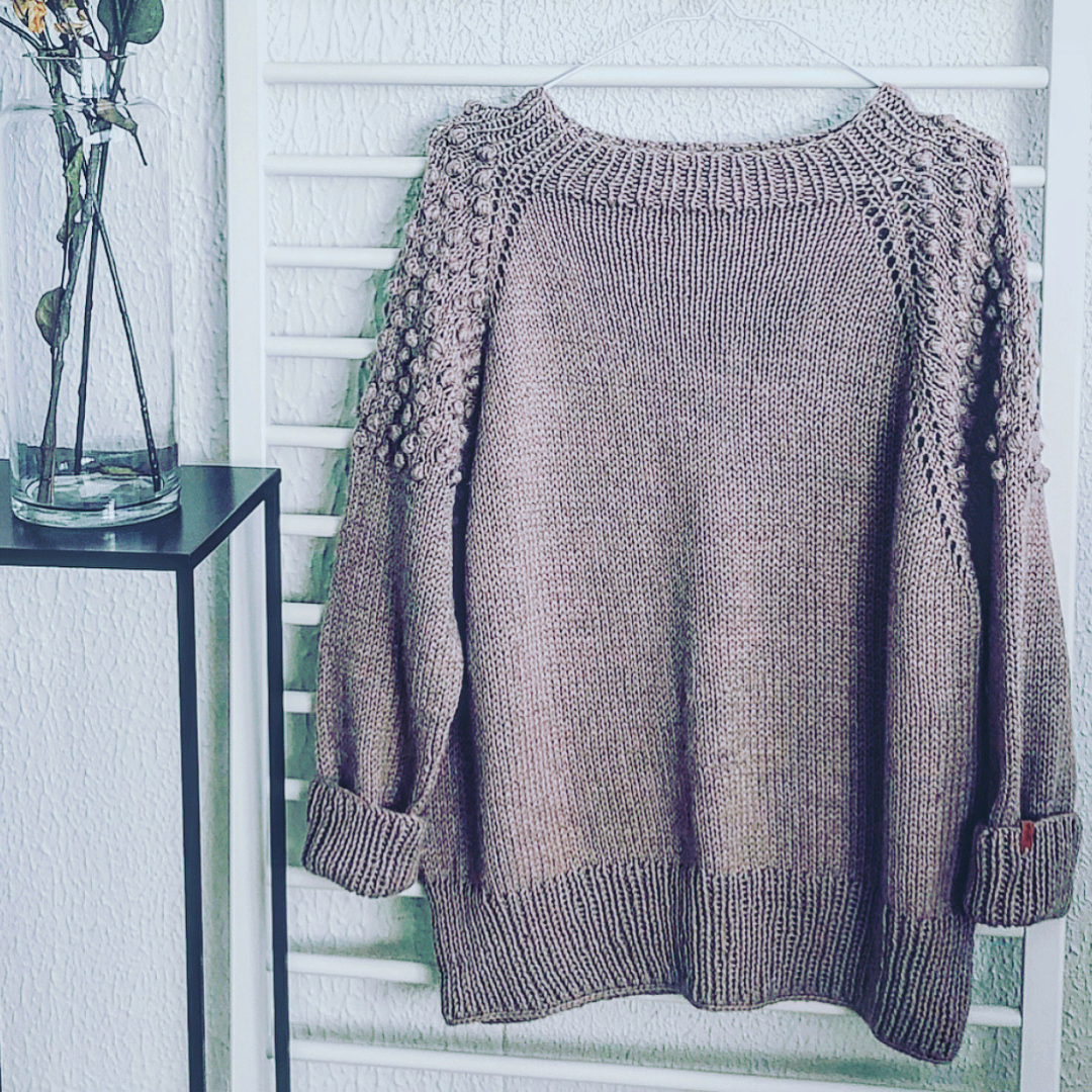 Isafold - Damenpullover mit Noppenmuster