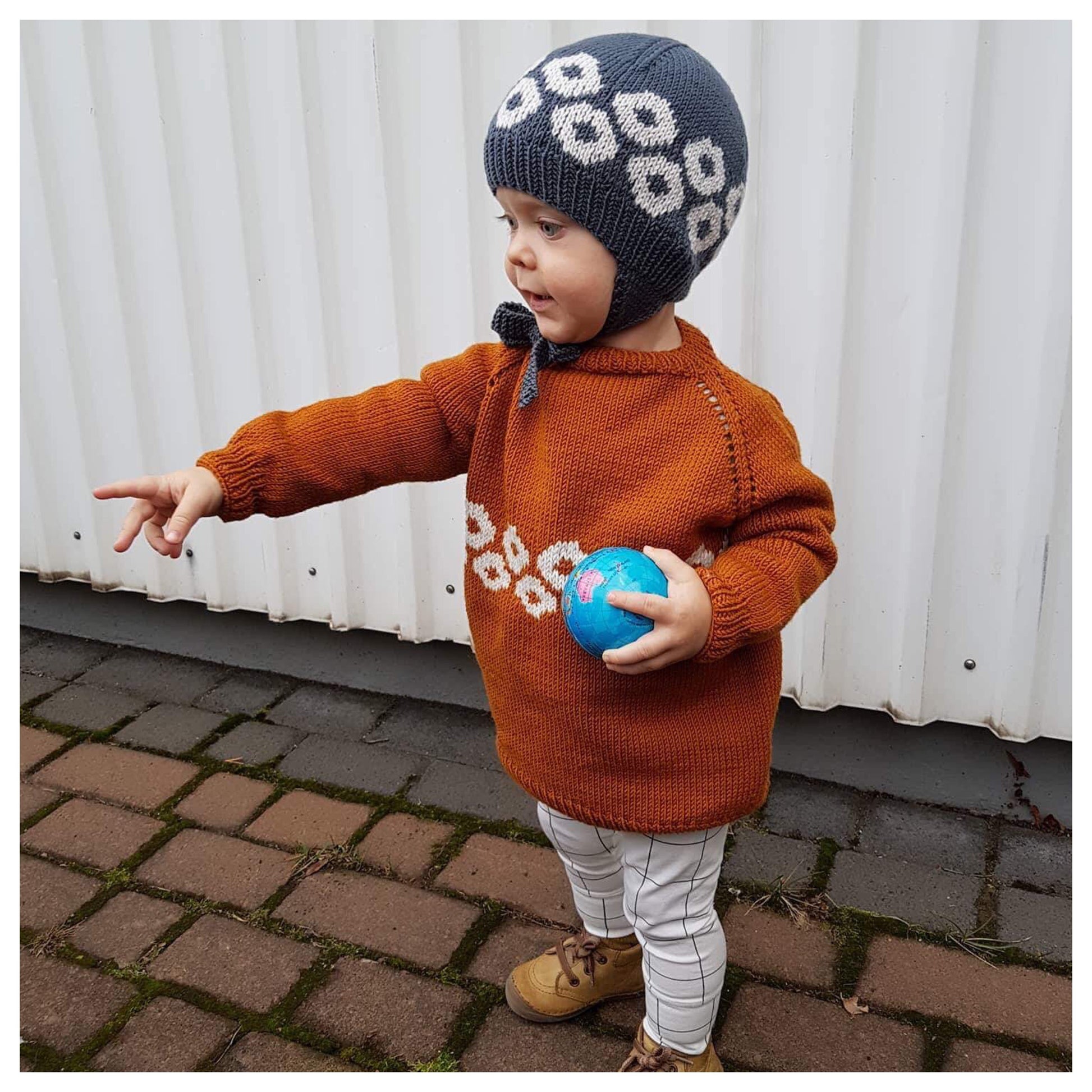 Freyja - Kinderpullover mit Muster