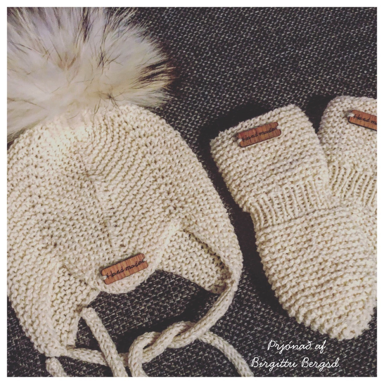 Ari und Vaka - Strickmütze und Handschuhe für Babys