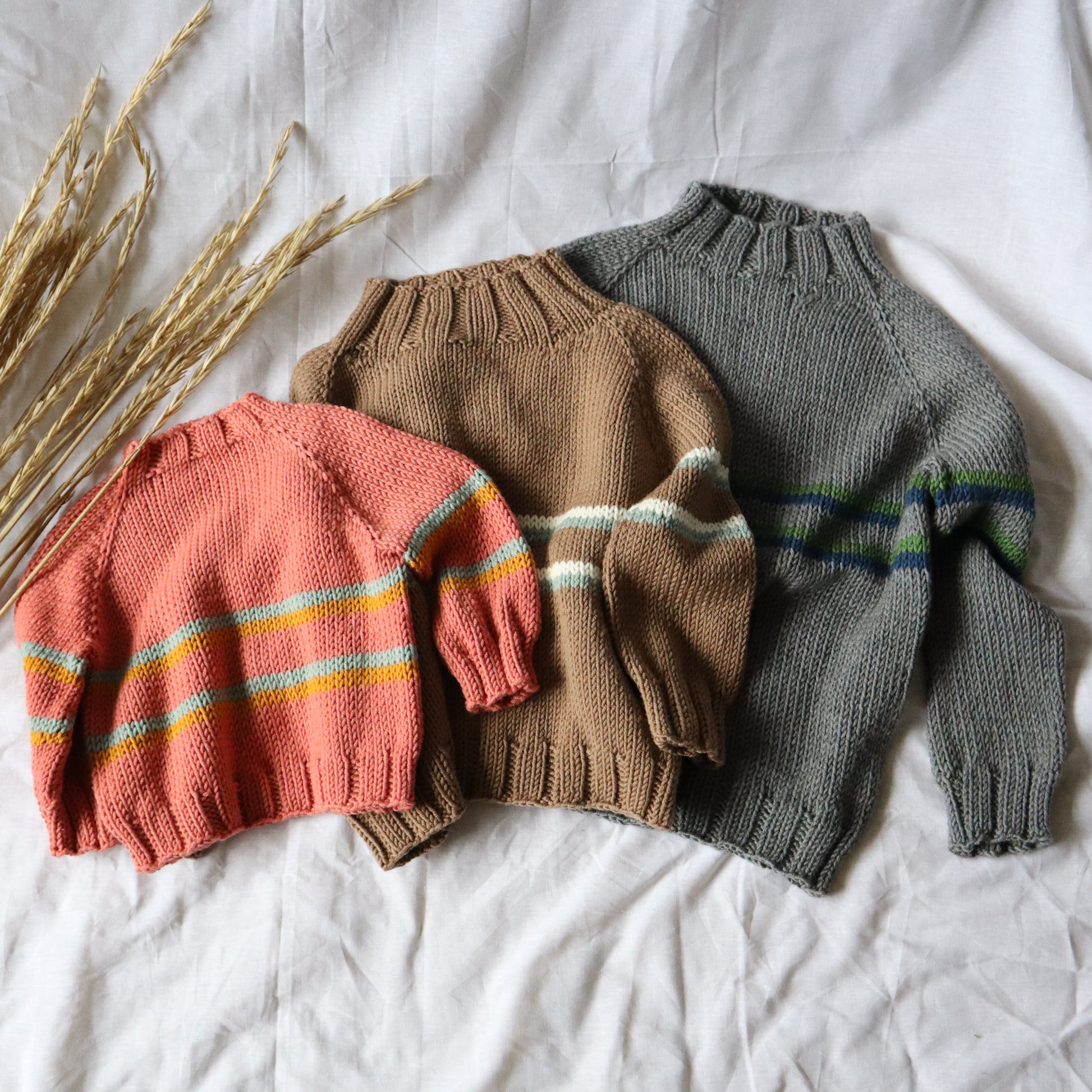 70's Set - Pullover und Mütze für Kinder
