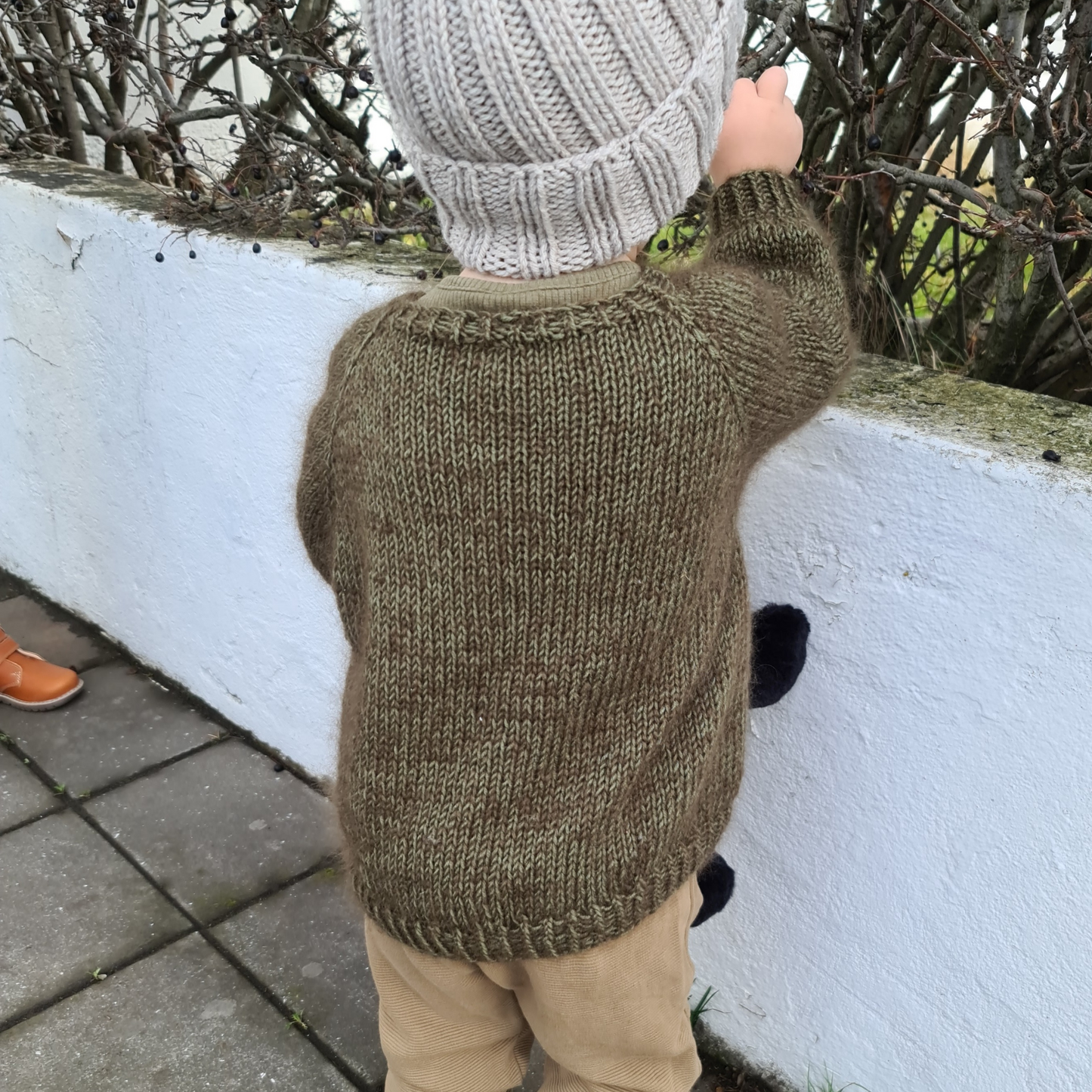 Sturmtief - Kinderpullover mit Mohair