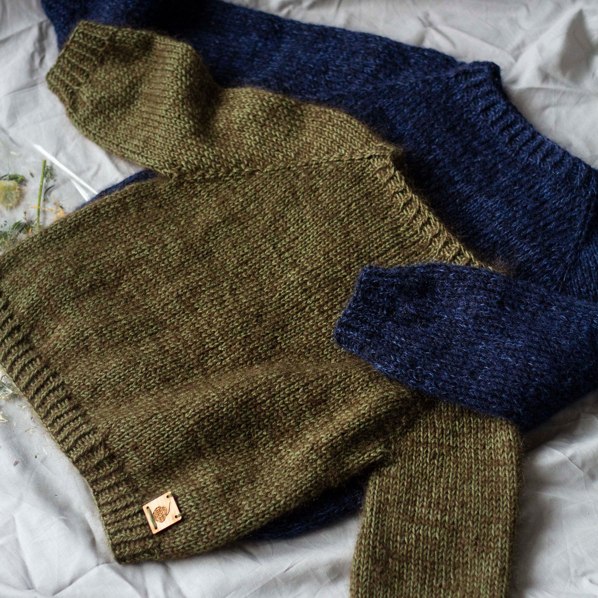 Sturmtief - Kinderpullover mit Mohair